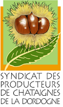 logo respectif des entreprises Comité des fruits à coque du Lot, Association du marron et du châtaignier limousins, Comité Interprofessionnel du Châtaignier du Bas Limousin