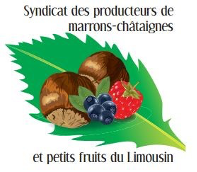 logo respectif des entreprises Comité des fruits à coque du Lot, Association du marron et du châtaignier limousins, Comité Interprofessionnel du Châtaignier du Bas Limousin